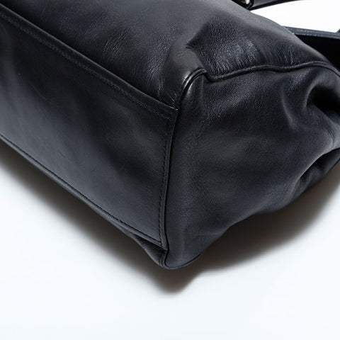 プラダ PRADA レザー ショルダーバッグ ブラック WS22601