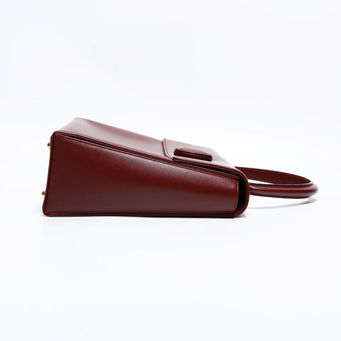 カルティエ CARTIER マスト ドゥ レザー ハンドバッグ レッド WS22602