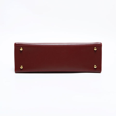 カルティエ CARTIER マスト ドゥ レザー ハンドバッグ レッド WS22602