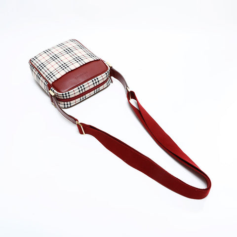 バーバリー BURBERRY キャンバス ノバチェック ショルダーバッグ ベージュ WS22603