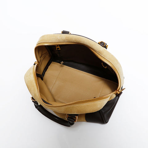 ロエベ LOEWE アマソナ 28 スエード ショルダーバッグ ベージュ WS22608
