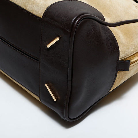 ロエベ LOEWE アマソナ 28 スエード ショルダーバッグ ベージュ WS22608
