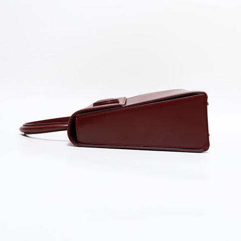 カルティエ CARTIER マストドゥ レザー ハンドバッグ レッド WS22612