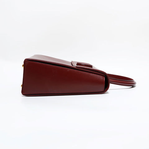 カルティエ CARTIER マストドゥ レザー ハンドバッグ レッド WS22612