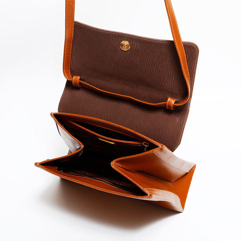 ロエベ LOEWE ベラスケス レザー 2way ショルダーバッグ ブラウン WS22613