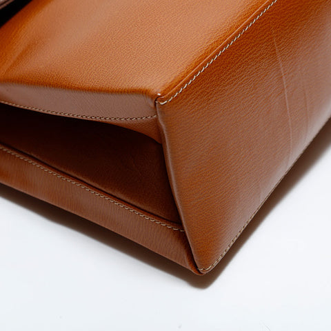 ロエベ LOEWE ベラスケス レザー 2way ショルダーバッグ ブラウン WS22613