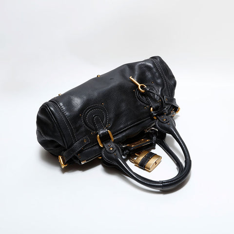 クロエ Chloe レザー パディントン ショルダーバッグ ブラック WS22614