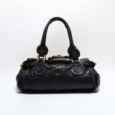 クロエ Chloe レザー パディントン ショルダーバッグ ブラック WS22614