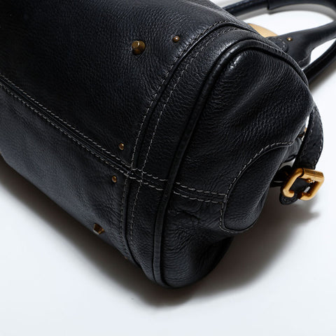 クロエ Chloe レザー パディントン ショルダーバッグ ブラック WS22614