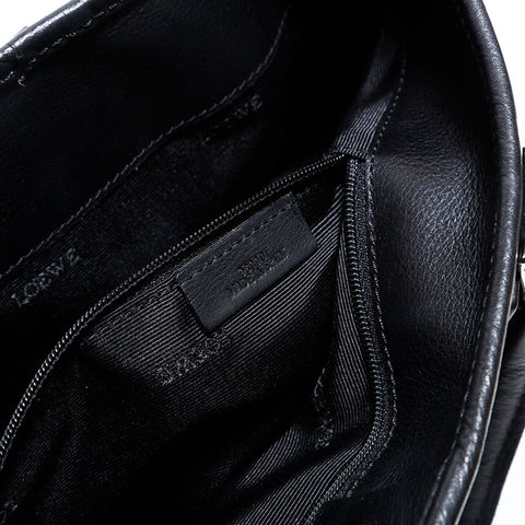 ロエベ LOEWE アマソナ レザー ハンドバッグ ブラック WS22617