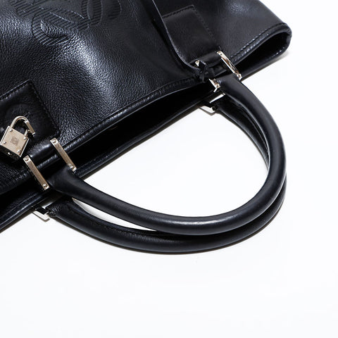 ロエベ LOEWE アマソナ レザー ハンドバッグ ブラック WS22617