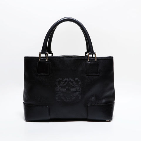 ロエベ LOEWE アマソナ レザー ハンドバッグ ブラック WS22617