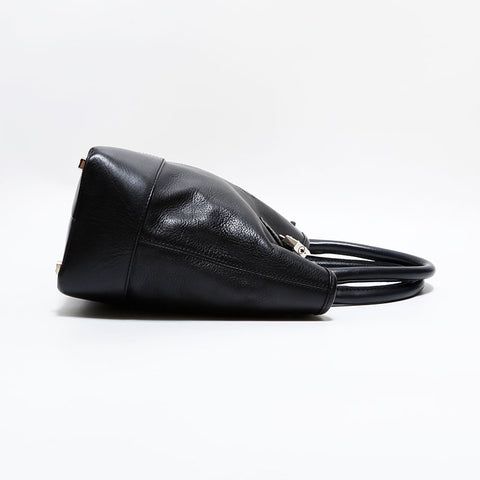 ロエベ LOEWE アマソナ レザー ハンドバッグ ブラック WS22617