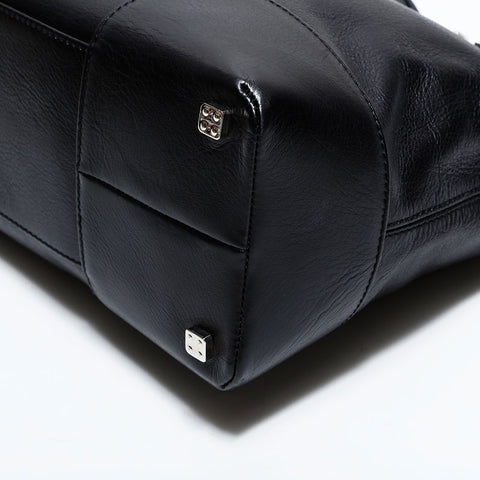 ロエベ LOEWE アマソナ レザー ハンドバッグ ブラック WS22617