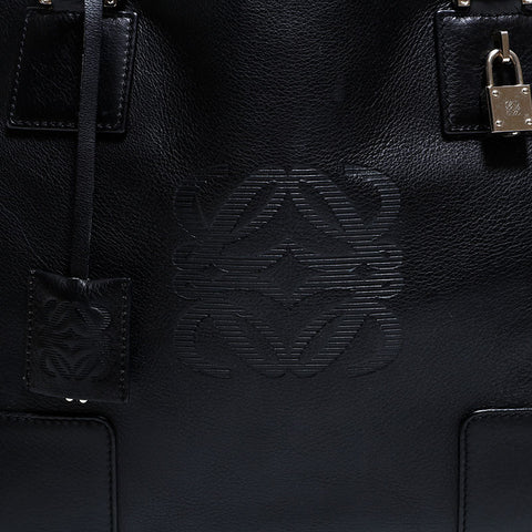 ロエベ LOEWE アマソナ レザー ハンドバッグ ブラック WS22617