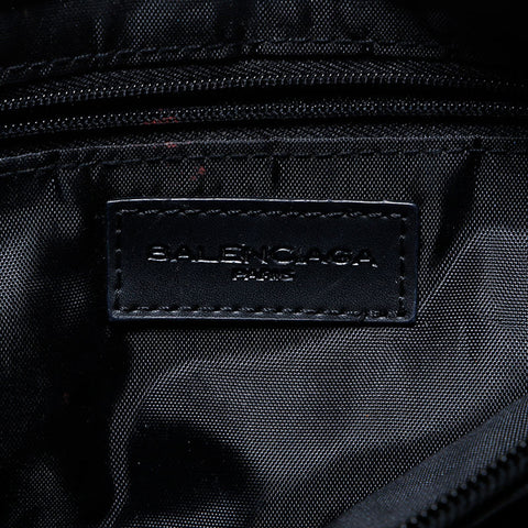 バレンシアガ BALENCIAGA ロゴ キャンバス ショルダーバッグ ブラック WS22622