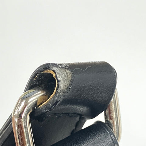 バレンシアガ BALENCIAGA ロゴ キャンバス ショルダーバッグ ブラック WS22622