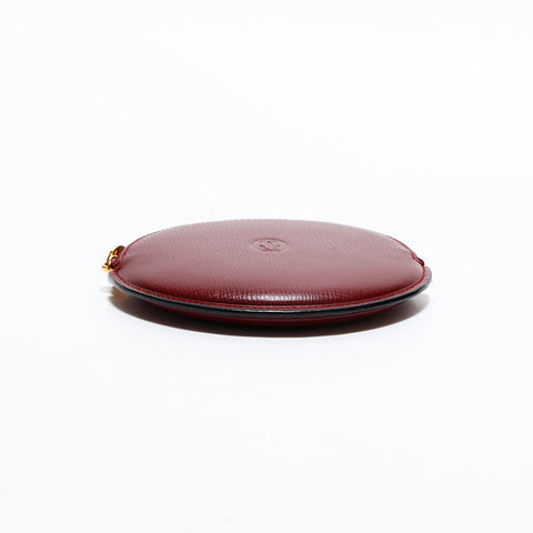 カルティエ CARTIER ポーチ ミニ マストドゥ レザー コインケース レッド WS22623