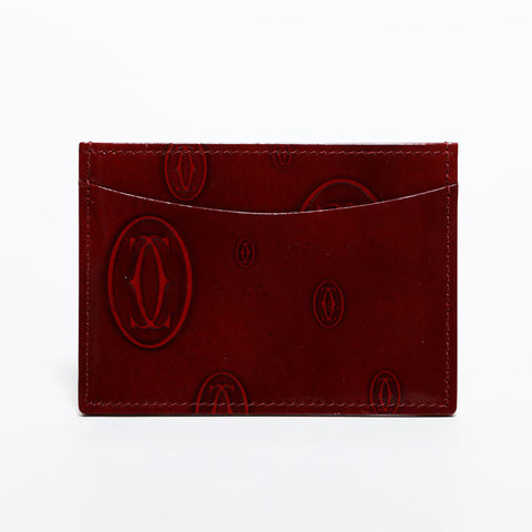カルティエ CARTIER ハッピーバースデー カードケース レッド WS22624