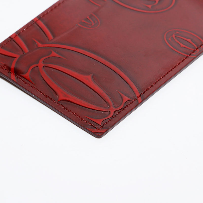 カルティエ CARTIER ハッピーバースデー カードケース レッド WS22624