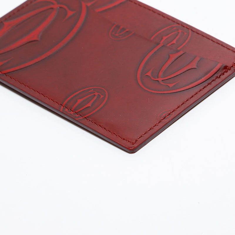カルティエ CARTIER ハッピーバースデー カードケース レッド WS22624