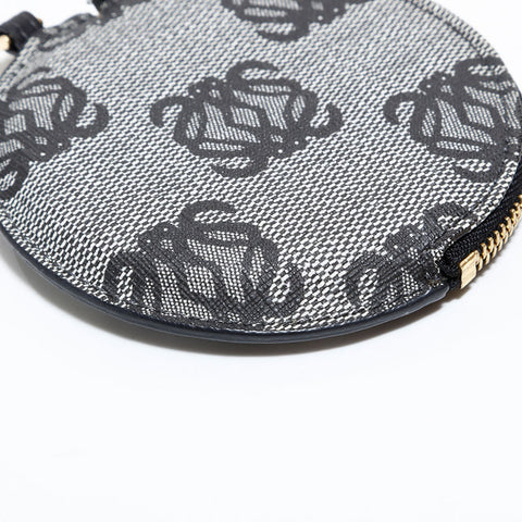 LOEWE Anagram Canvas Porte-monnaie noir WS22625