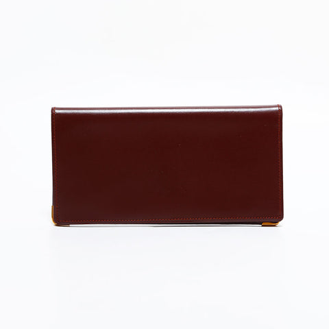 カルティエ CARTIER レザー マスト ドゥ 長財布 レッド WS22626