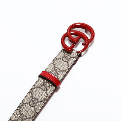 グッチ GUCCI GG スプリーム レッド ダブルG リバーシブル GG