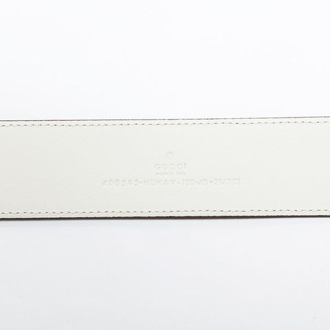 グッチ GUCCI GG スプリーム レッド ダブルG GG マーモント リバーシブル ベルト ブラウン WS22629