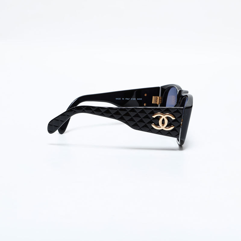 シャネル CHANEL マテラッセ ココマーク サングラス ブラック WS22636