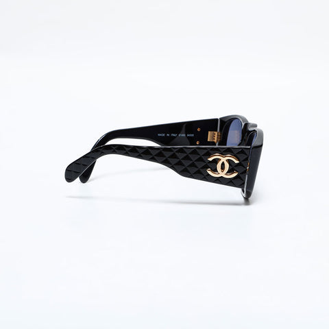 シャネル CHANEL マテラッセ ココマーク サングラス ブラック WS22636