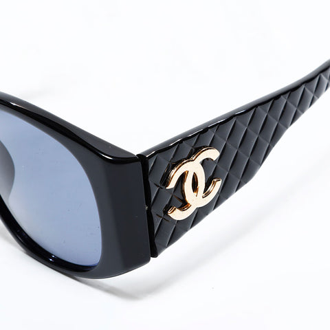 シャネル CHANEL マテラッセ ココマーク サングラス ブラック WS22636