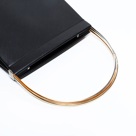 カルティエ CARTIER レザー トリニティ ハンドバッグ ブラック WS22637