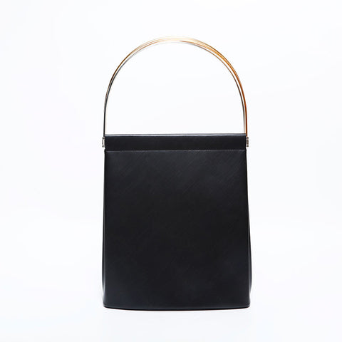 カルティエ CARTIER レザー トリニティ ハンドバッグ ブラック WS22637