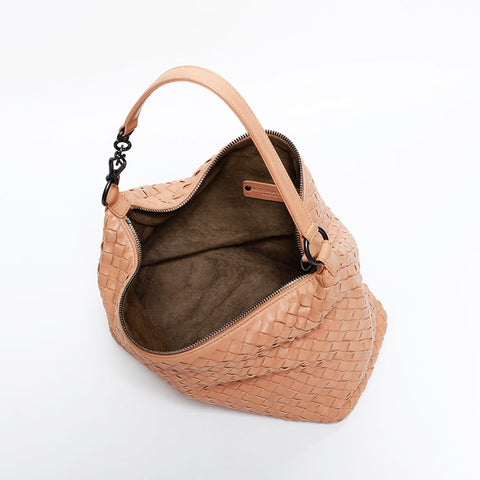 ボッテガヴェネタ BOTTEGAVENETA イントレチャート ショルダーバッグ ベージュ WS22638