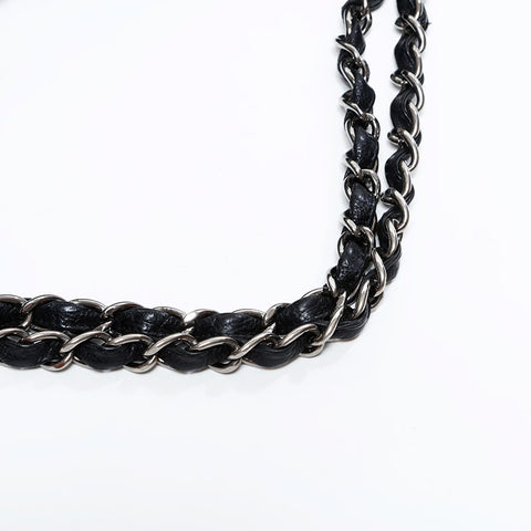 シャネル CHANEL レザー ココカバス チェーン  トートバッグ ブラック WS22641