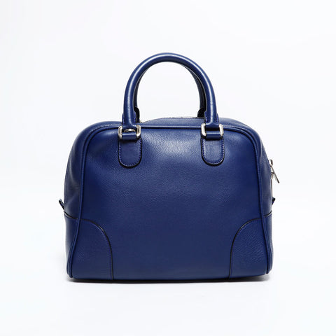 LOEWE Amazona 28 Leather Handbag blue WS22643
