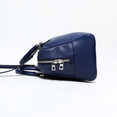 LOEWE Amazona 28 Leather Handbag blue WS22643