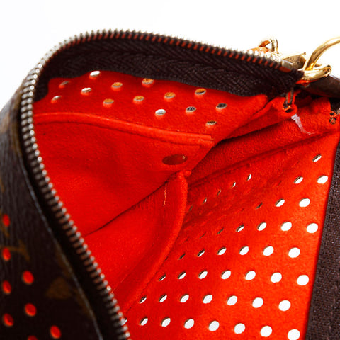 ルイ・ヴィトン LOUIS VUITTON 2008年製 モノグラム ペルフォ ポシェット アクセソワール ショルダーバッグ ブラウン WS22646