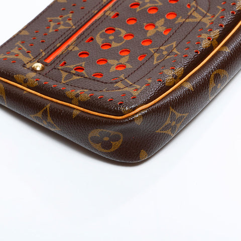 ルイ・ヴィトン LOUIS VUITTON 2008年製 モノグラム ペルフォ ポシェット アクセソワール ショルダーバッグ ブラウン WS22646
