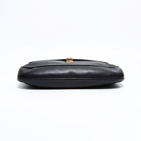 プラダ PRADA チェーン レザー ショルダーバッグ ブラック WS22647