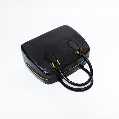 LOUIS VUITTON 1998 EpiSablon Handbag black WS22648
