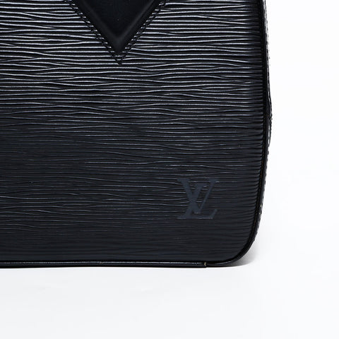 LOUIS VUITTON 1998 EpiSablon Handbag black WS22648