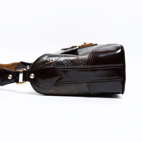 ルイ・ヴィトン LOUIS VUITTON 2007年製 モノグラムブロンズ セルジャンPM ショルダーバッグ ブラウン WS22649