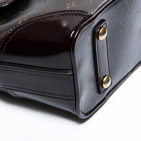 ルイ・ヴィトン LOUIS VUITTON 2007年製 モノグラムブロンズ セルジャンPM ショルダーバッグ ブラウン WS22649