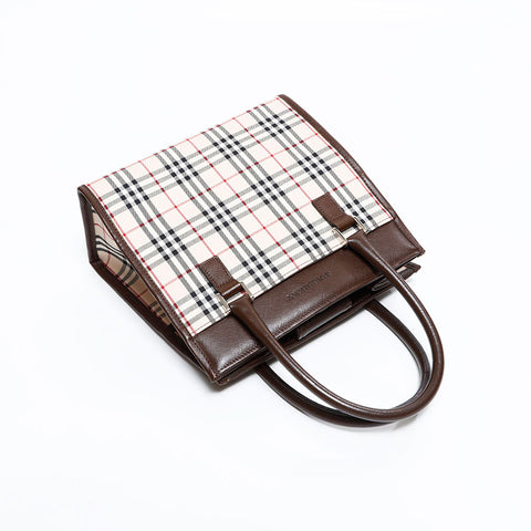 ƒo�[ƒoƒŠ�[ BURBERRY ƒLƒƒƒ“ƒoƒX ƒmƒoƒ`ƒFƒbƒN ƒnƒ“ƒhƒoƒbƒO ƒx�[ƒWƒ… WS22654