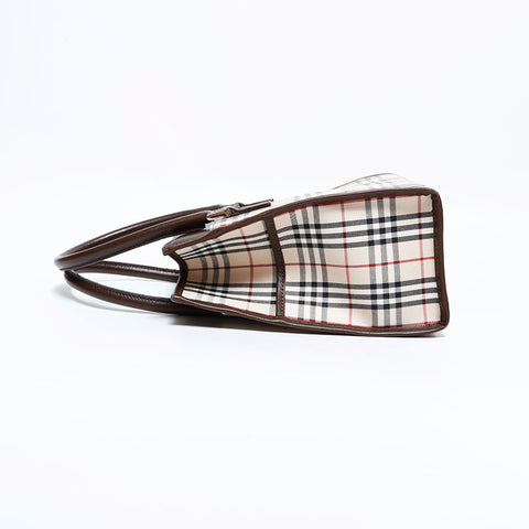 ƒo�[ƒoƒŠ�[ BURBERRY ƒLƒƒƒ“ƒoƒX ƒmƒoƒ`ƒFƒbƒN ƒnƒ“ƒhƒoƒbƒO ƒx�[ƒWƒ… WS22654