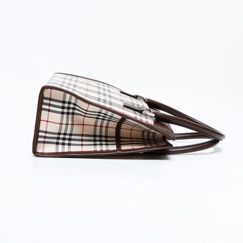 ƒo�[ƒoƒŠ�[ BURBERRY ƒLƒƒƒ“ƒoƒX ƒmƒoƒ`ƒFƒbƒN ƒnƒ“ƒhƒoƒbƒO ƒx�[ƒWƒ… WS22654
