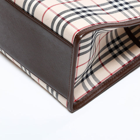ƒo�[ƒoƒŠ�[ BURBERRY ƒLƒƒƒ“ƒoƒX ƒmƒoƒ`ƒFƒbƒN ƒnƒ“ƒhƒoƒbƒO ƒx�[ƒWƒ… WS22654