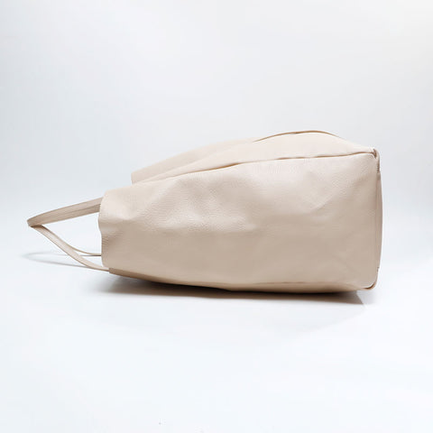 BALENCIAGA Everyday East West Leather Tote Bag beige WS22656